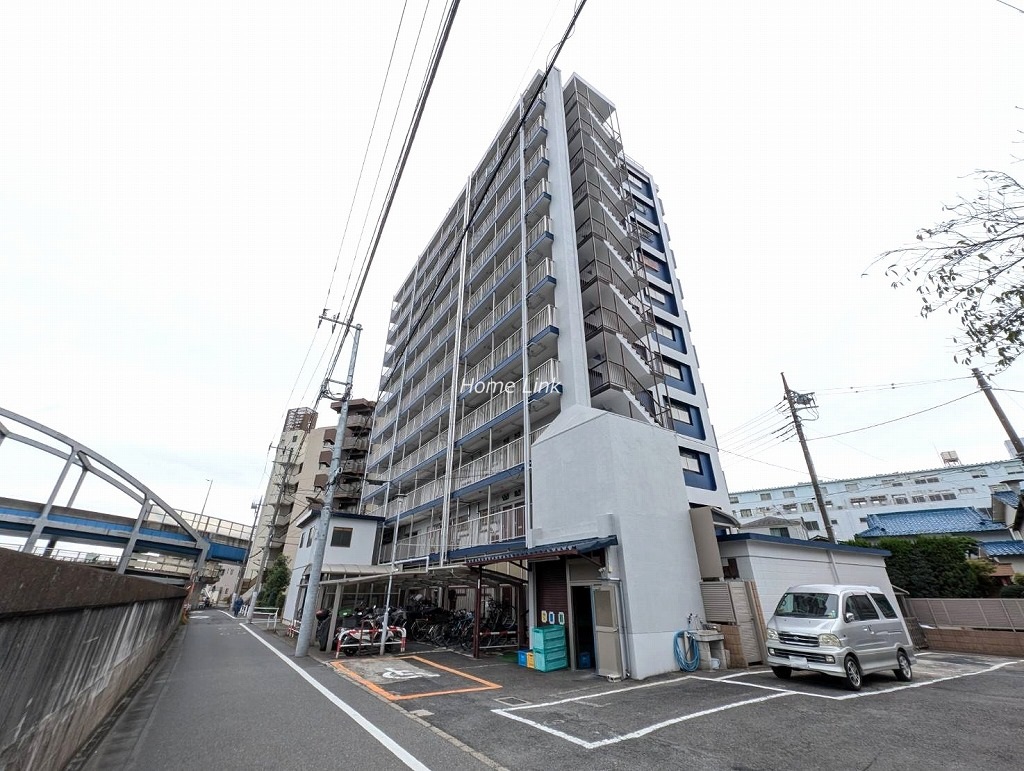 三田高島平第一コーポ　北西側からの外観